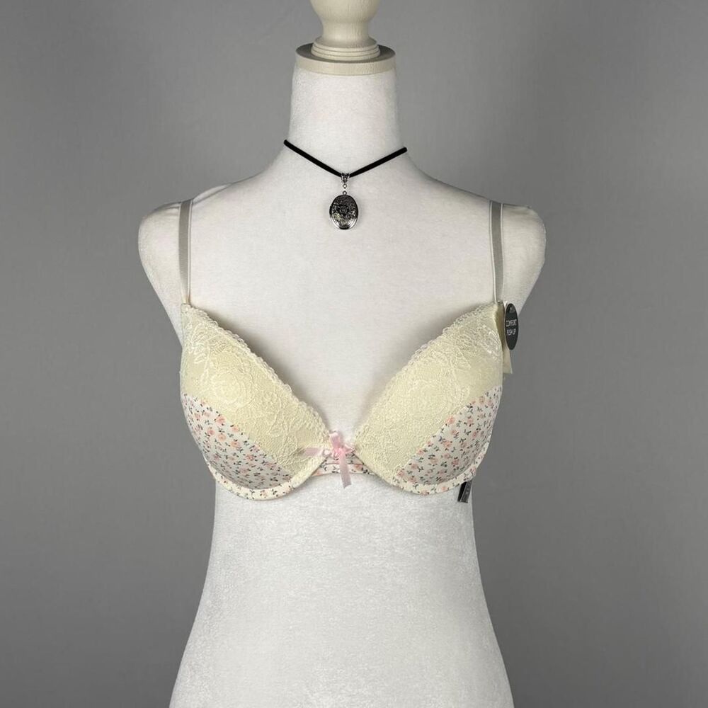 Laura-ashley Women's Cream and Tan Bra